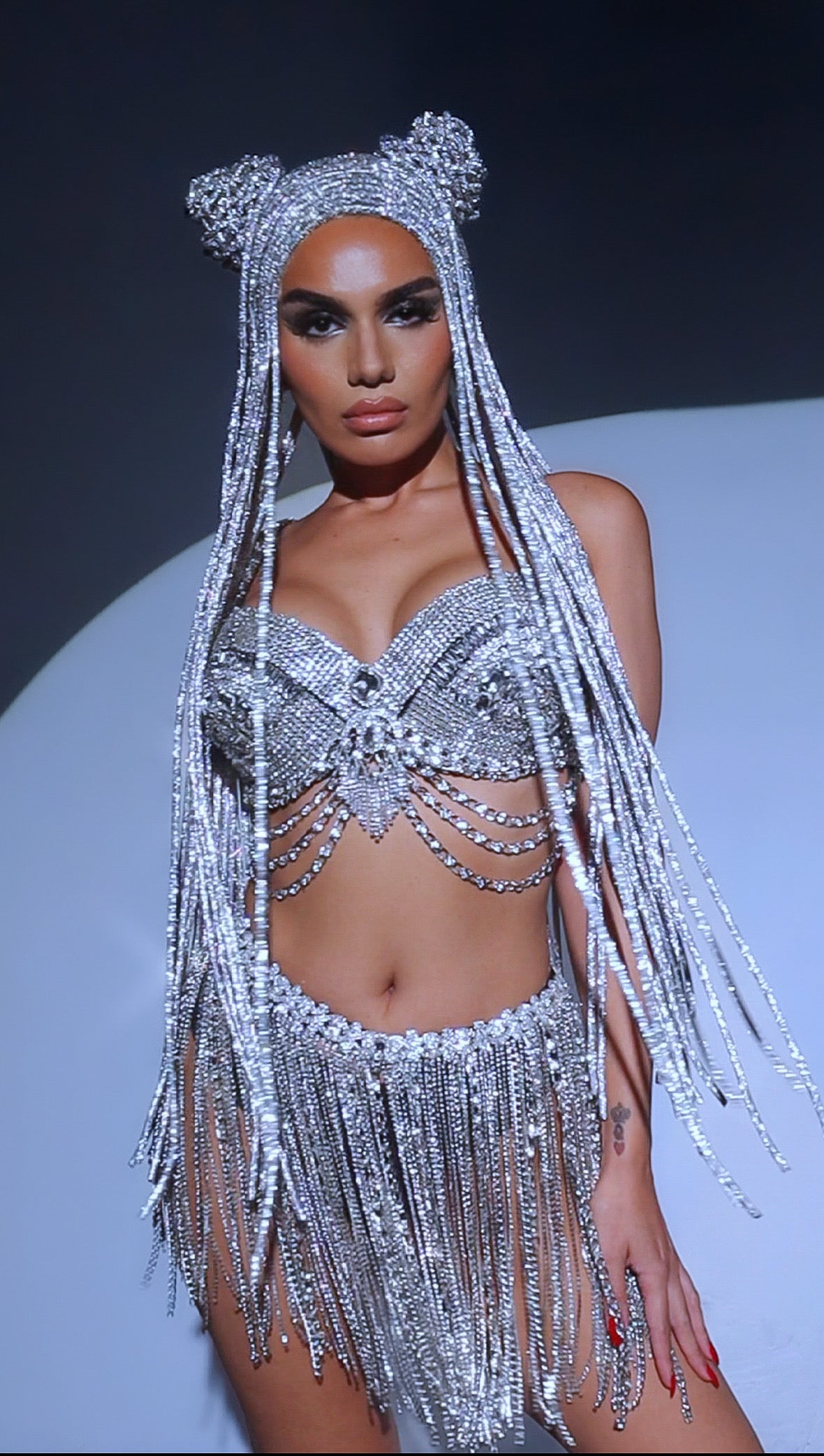 Leah Rhinestone Wig