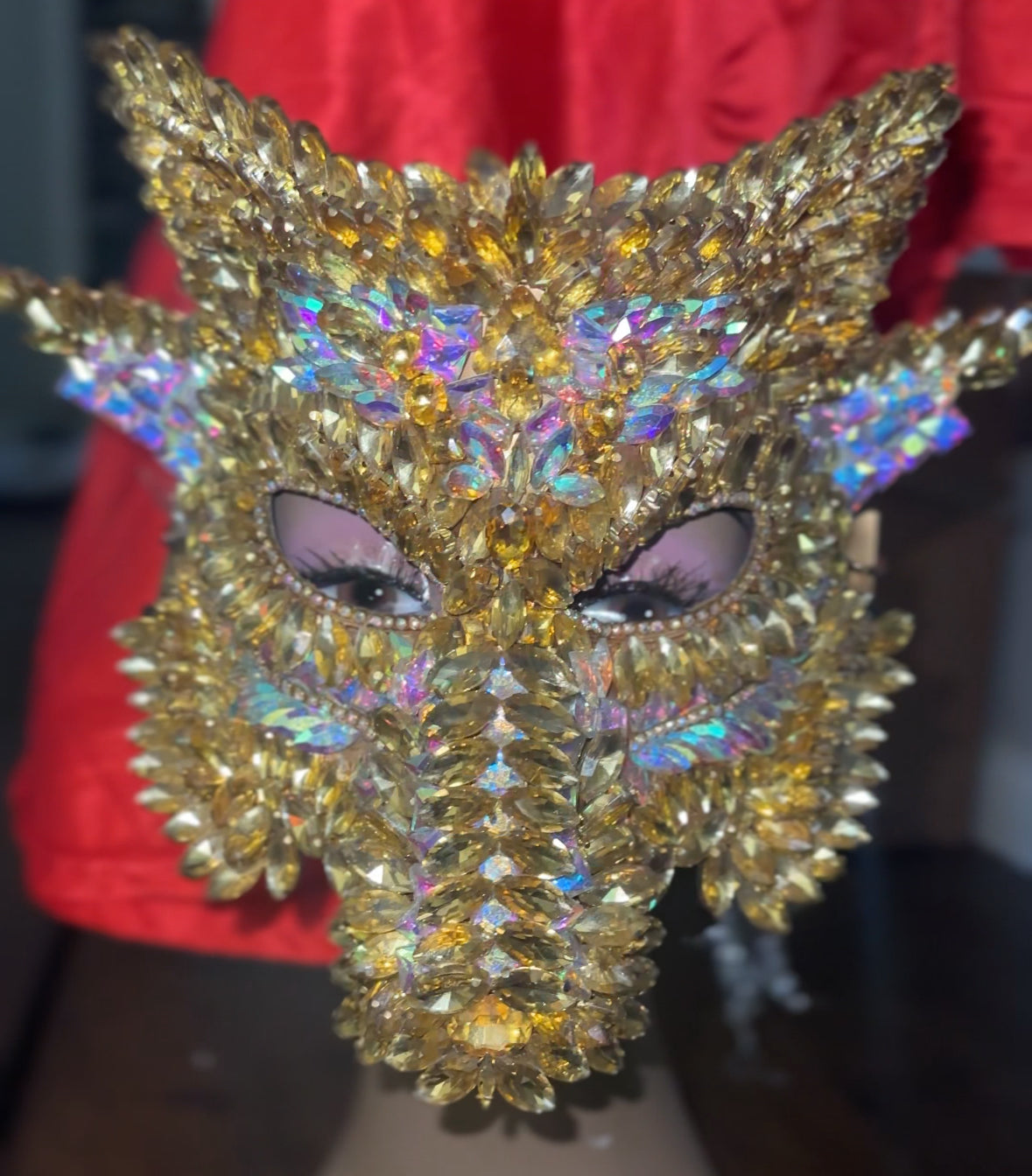 1 of 1 wolf Mask by SARA ROSE