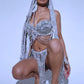 Leah Rhinestone Wig