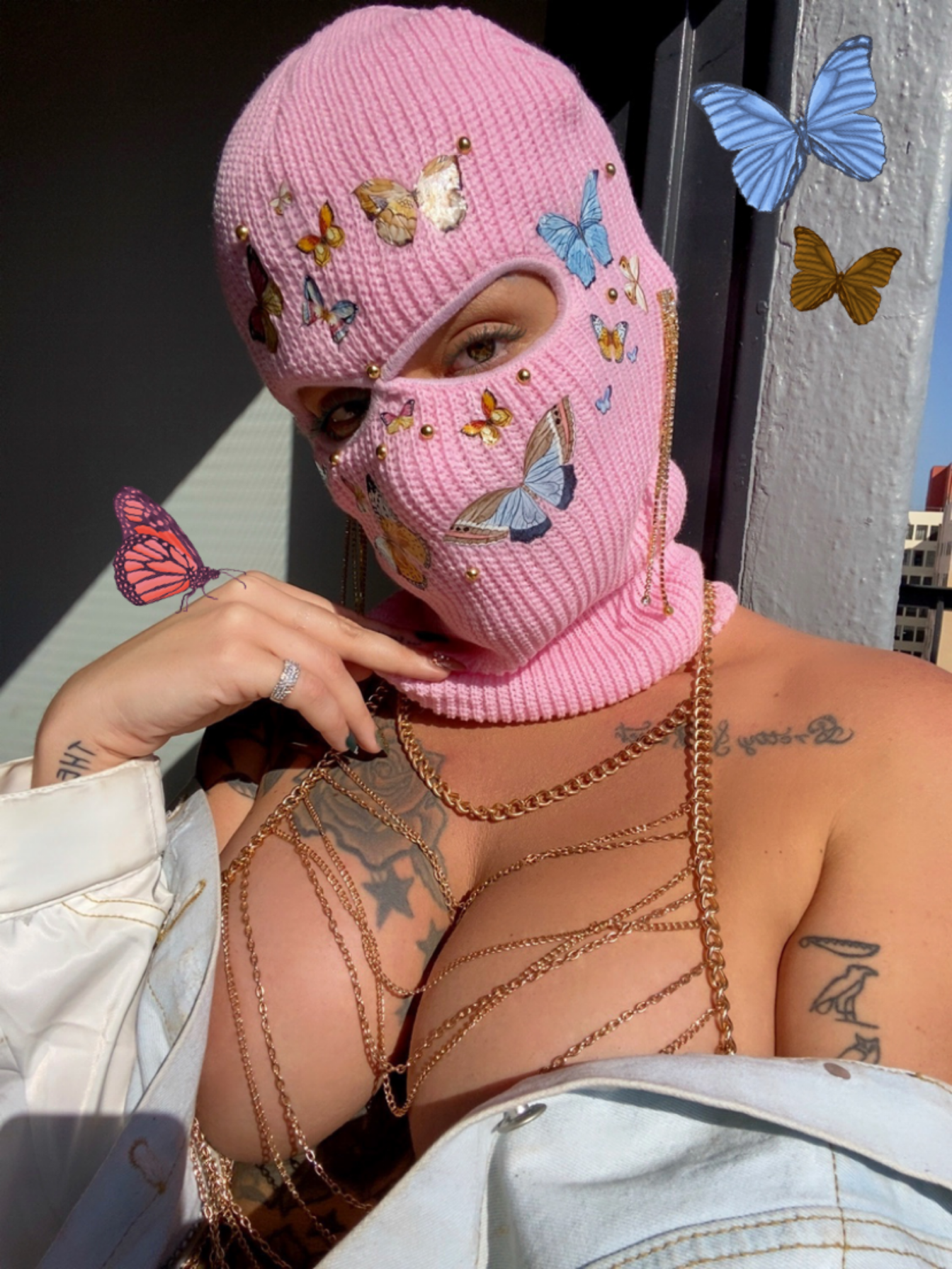 BUTTERFLY Ski Mask