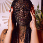 "BLACK WIDOW" Beaded Headdress