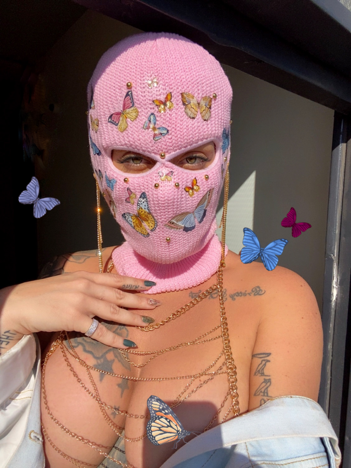 BUTTERFLY Ski Mask