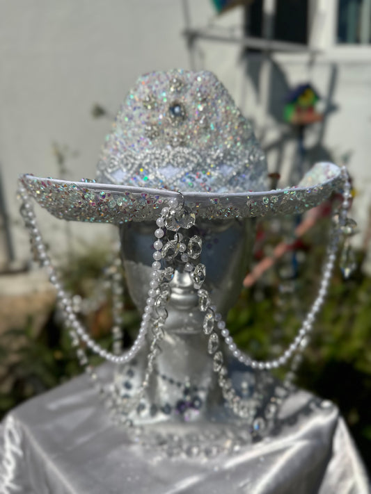 Crystal Chandelier Cowgirl Hat